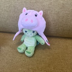 公式グッズ　ディズニー　元キーホルダー　ヘッドウェア風　２点セットの画像