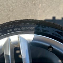 アウディA4アバントquattro S Line 純正アルミホイールタイヤセットの画像