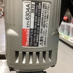 makita　13㎜ドリル　6304Aの画像