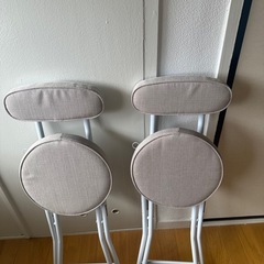 椅子 折りたたみ 2個セット の画像