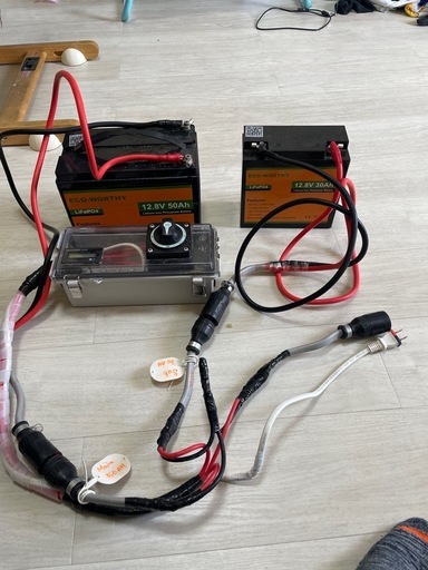 海水対応電動エレキモーターとバッテリーセット