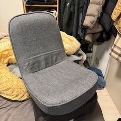 折りたたみ座椅子（ブラウン）の画像