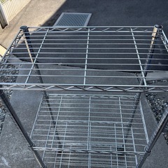 j031753 メタルラック スチールラック 4段 キャスター付の画像