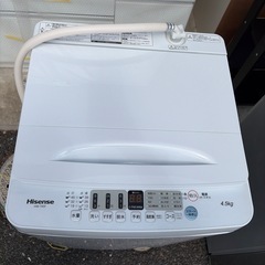 Hisense 4.5kg 洗濯機 2022年製 HW-T45Fの画像