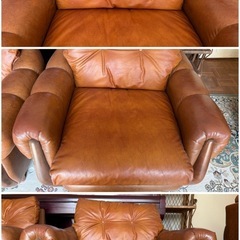 【GO-1626】マルニ オールドマルニ ソファセット 昭和レトロ アンティークの画像