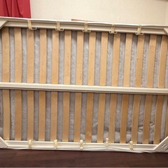 MUJI 無印良品 セミダブルベッド＋マットレス 195×120cm 美品（脚なし）の画像