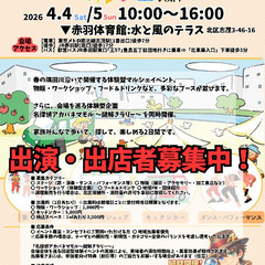 水と風のテラスマルシェ出展者募集中‼️