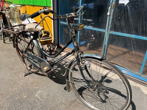 昭和レトロ　ツノダサイクル　オブジェ　飾り