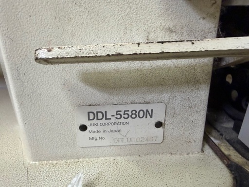 ミシンテーブル付き！工業用ミシン JUKI DDL-5580N