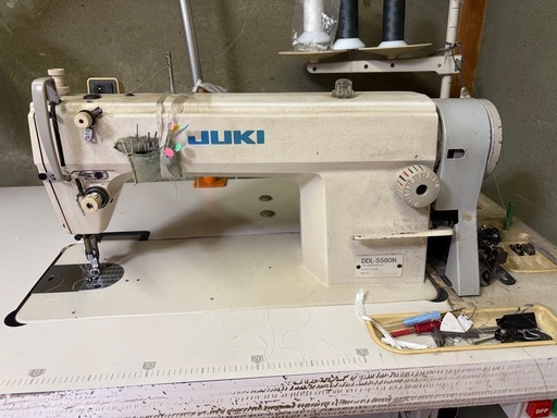 ミシンテーブル付き！工業用ミシン JUKI DDL-5580N