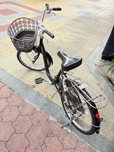 美品BRIDGESTONE 22インチママチャリ通勤通学キー3本自転車 (akira