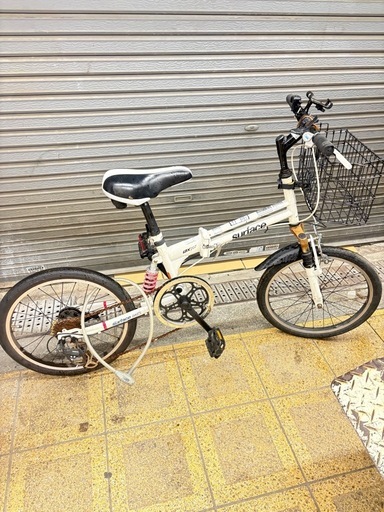 変速付　サスペンス付き　折りたたみ自転車