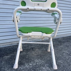 安寿　折りたたみ椅子　FSフィット グリーンの画像