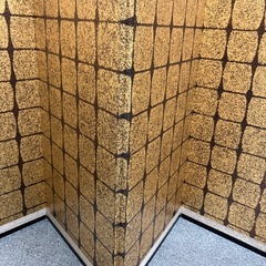 屏風 パーテーション 昭和レトロ 仕切り  間仕切り ブースの画像