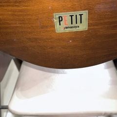 木製　山崎木工　レトロ　キッズチェアー　ローチェアの画像