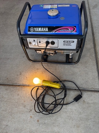 「YAMAHA 発電機 EF23H 中古 稼働品」