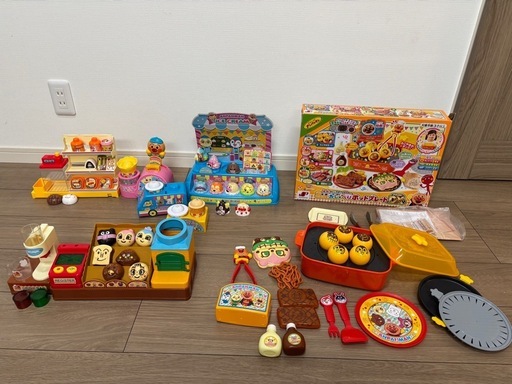 【まとめ売り】アンパンマン　ホットプレートDX パン屋さん　アイスクリーム　コンビニ