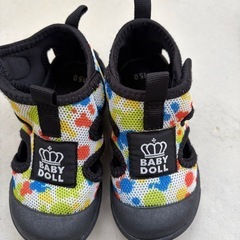 ベビードールキッズサンダルの画像