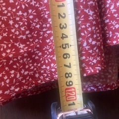 ワンピース　OLIVE des OLIVE　オレンジ　花柄の画像