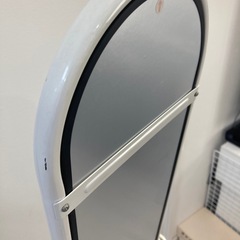 全身鏡　白色の画像