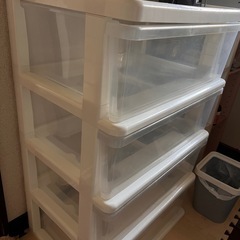 【4月初旬処分予定】4段収納ケース 引き出しの画像