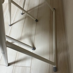 折りたたみ式 ナチュラル デスクと椅子セット CAINZの画像