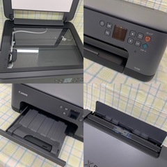 美原店　2021年製 Canon A4 インクジェット複合機 PIXUS ブラック TS7530 BK プリンター の画像