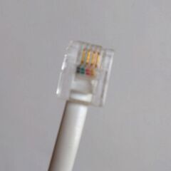 電話線（４芯）の画像
