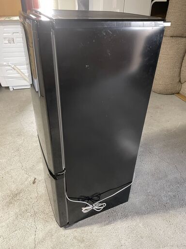【良品】三菱 2ドア冷蔵庫 JMR-P15A-B 2017年製 通電確認済み 人気 早い者勝ち 引取歓迎 配送OK