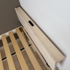 すのこベッド コンセント付き シングル 美品の画像
