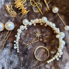 結婚式、卒業式ヘアアクセサリーの画像