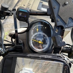 ベンリィ110　走行少　ウインドシールド　グリップヒーター　USB電源　スマホホルダー　タイヤ新品の画像