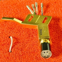 DENON「XC-245」DP-35,45専用ゴールドヘッドシェルの画像