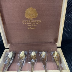 木箱入り　ゴールドスプーンセットの画像