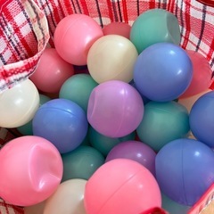 ボールプール用　
ボール　パステルカラーの画像