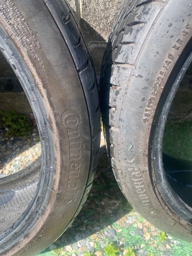 CONTINENTAL EXTREMECONTACT 19インチタイヤ2本セット