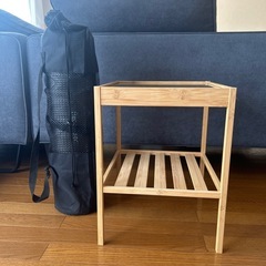 【かえさま専用】サイドテーブル　IKEAの画像