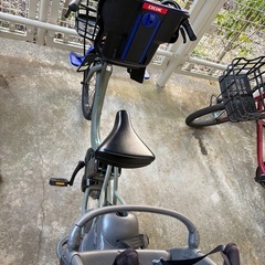 電動アシスト自転車 チャイルドシート付きの画像