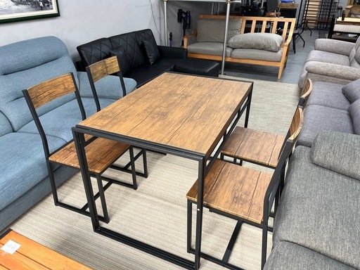 【?未使用品?】ダイニングテーブル&イス4脚セット　