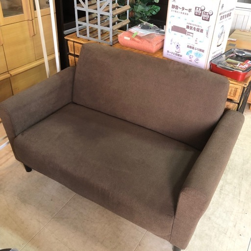 ★リユースのサカイ高崎店★TJ14298  2人掛けソファー 茶系 H79×D70×W145 クリーニング済み ☆リユースのサカイ高崎店☆TJ14298 2人掛けソファー 茶系 H79×D70