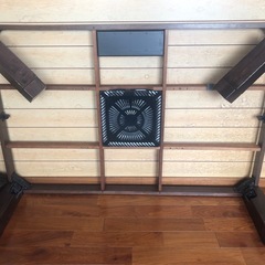 ニトリ　天然木こたつ(135×90)&こたつ布団カバーセットの画像