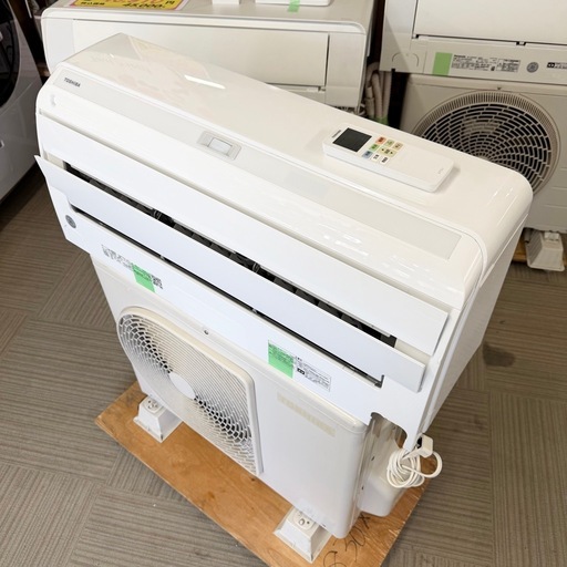 【超美品‼️】定価14万♪ 東芝 2021年製 6畳用エアコン 大清快 フィルター自動お掃除 プラズマ空清 100V/2.2kw
