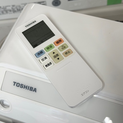 【超美品‼️】定価14万♪ 東芝 2021年製 6畳用エアコン 大清快 フィルター自動お掃除 プラズマ空清 100V/2.2kw