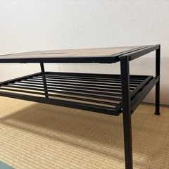 ローテーブル（棚付き）無料でお譲りします【3/22まで引き取り】の画像