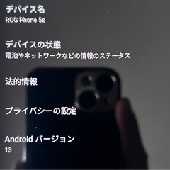 今週中にお取引できる方ROG Phone 5の画像