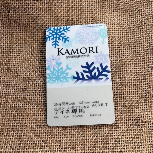 （残11時間）25-26シーズン テイネ専用　リフトチケット