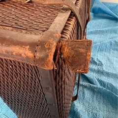 柳行李　やなぎごうり　古い旅行カバン　の画像