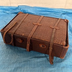 柳行李　やなぎごうり　古い旅行カバン　の画像