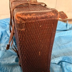 柳行李　やなぎごうり　古い旅行カバン　の画像