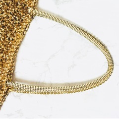 【極美品】ANTEPRIMA アンテプリマ スクエア ワイヤーバッグ ハンドバッグ ゴールドの画像